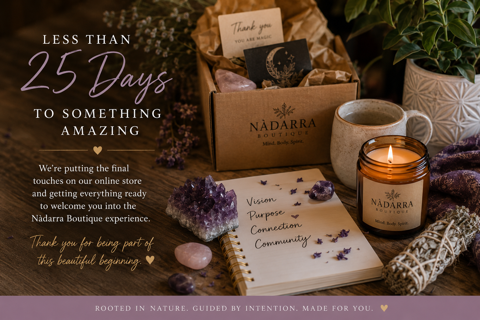 Less Than 25 Days to Something Amazing