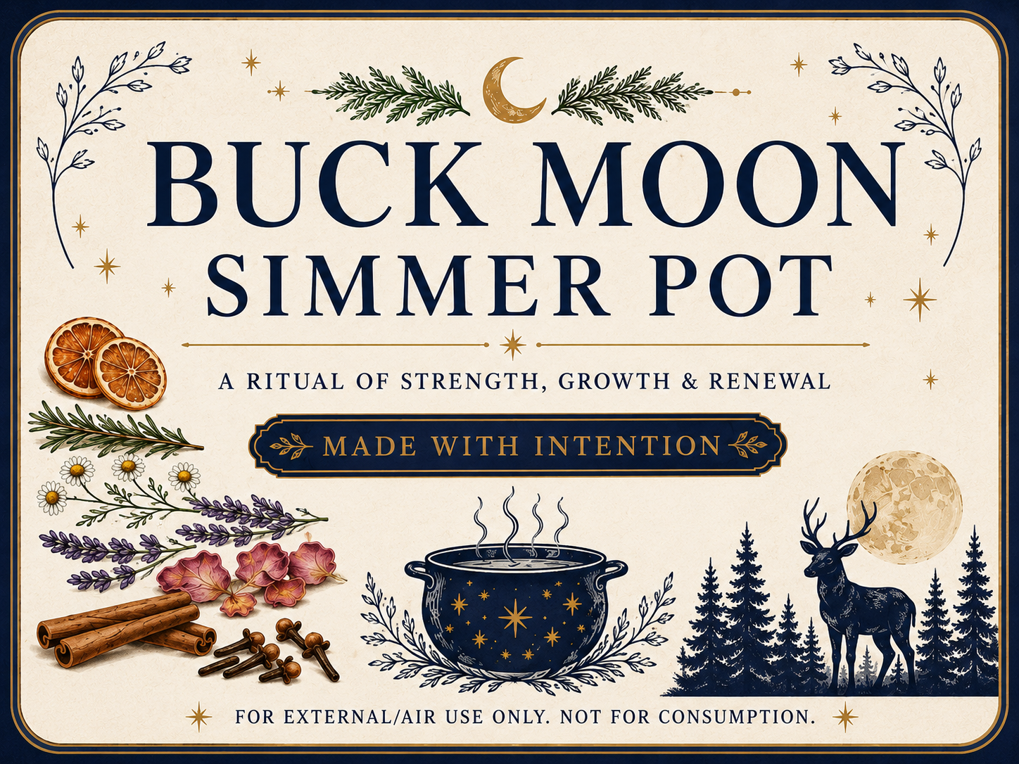 Buck Moon Simmer Pot