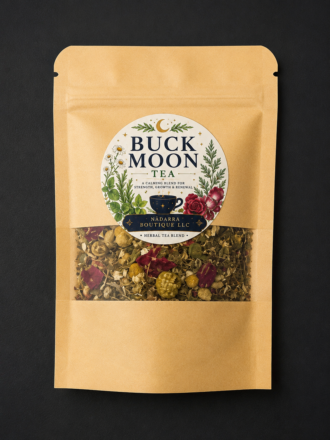 Buck Moon Book and Tea Set