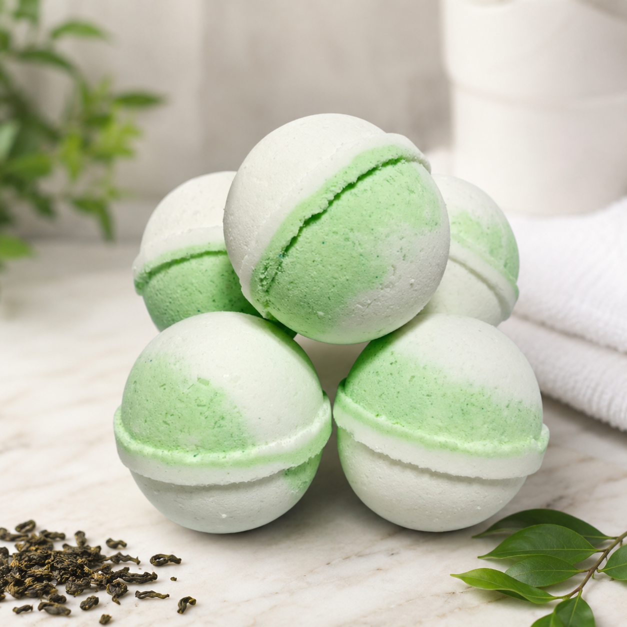 Green Tea Relaxation Bath Bomb