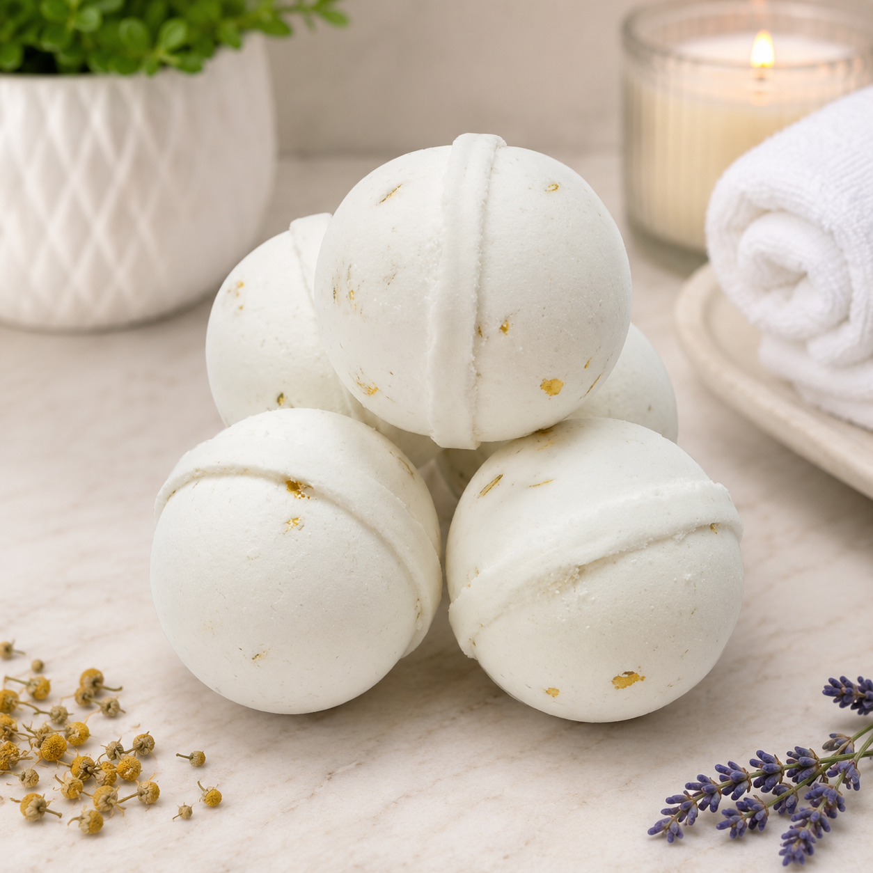 Bath Bomb Oatmeal Milk and Honey
