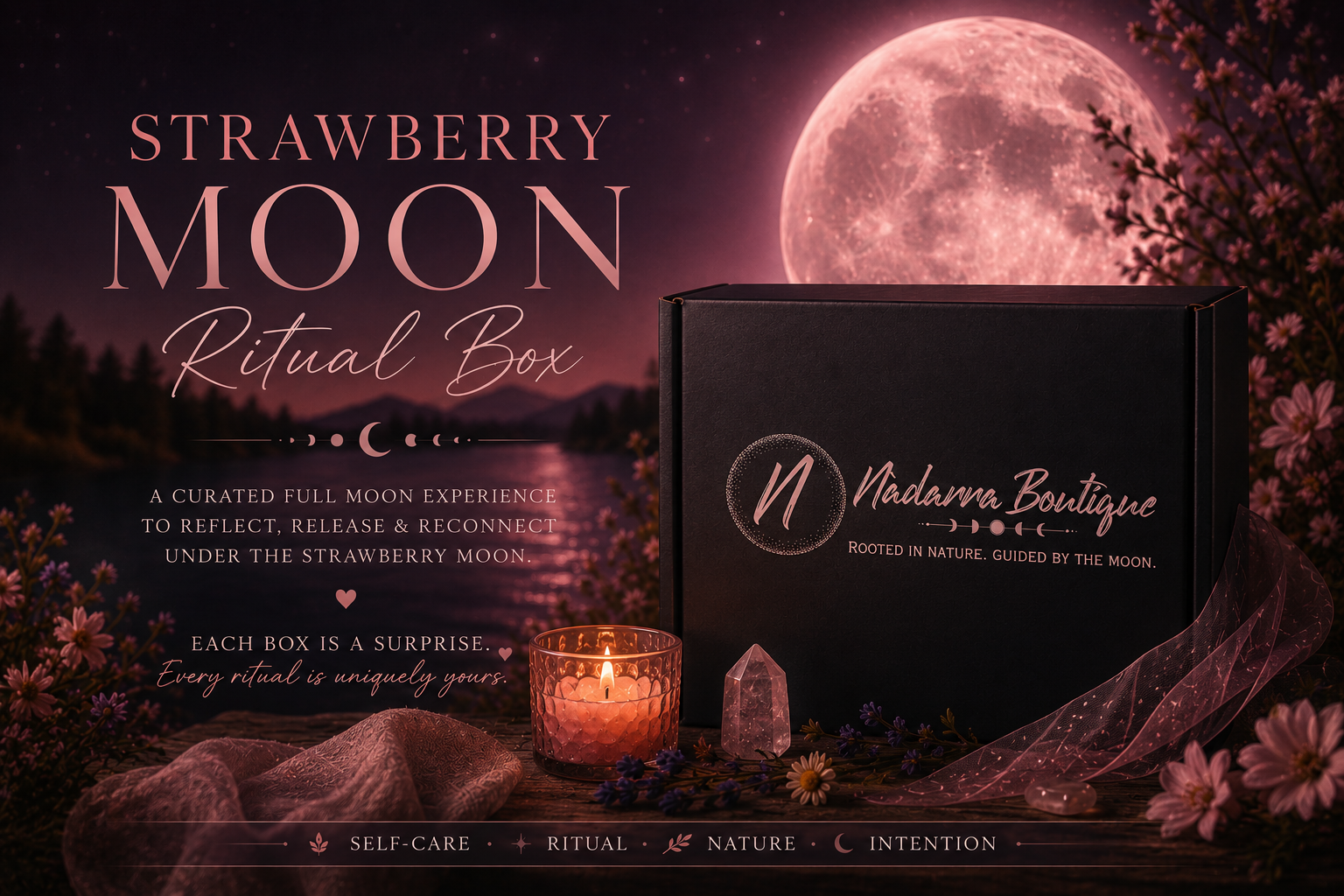 Strawberry Moon Ritual Experience Box * FREE SHIPPING*
