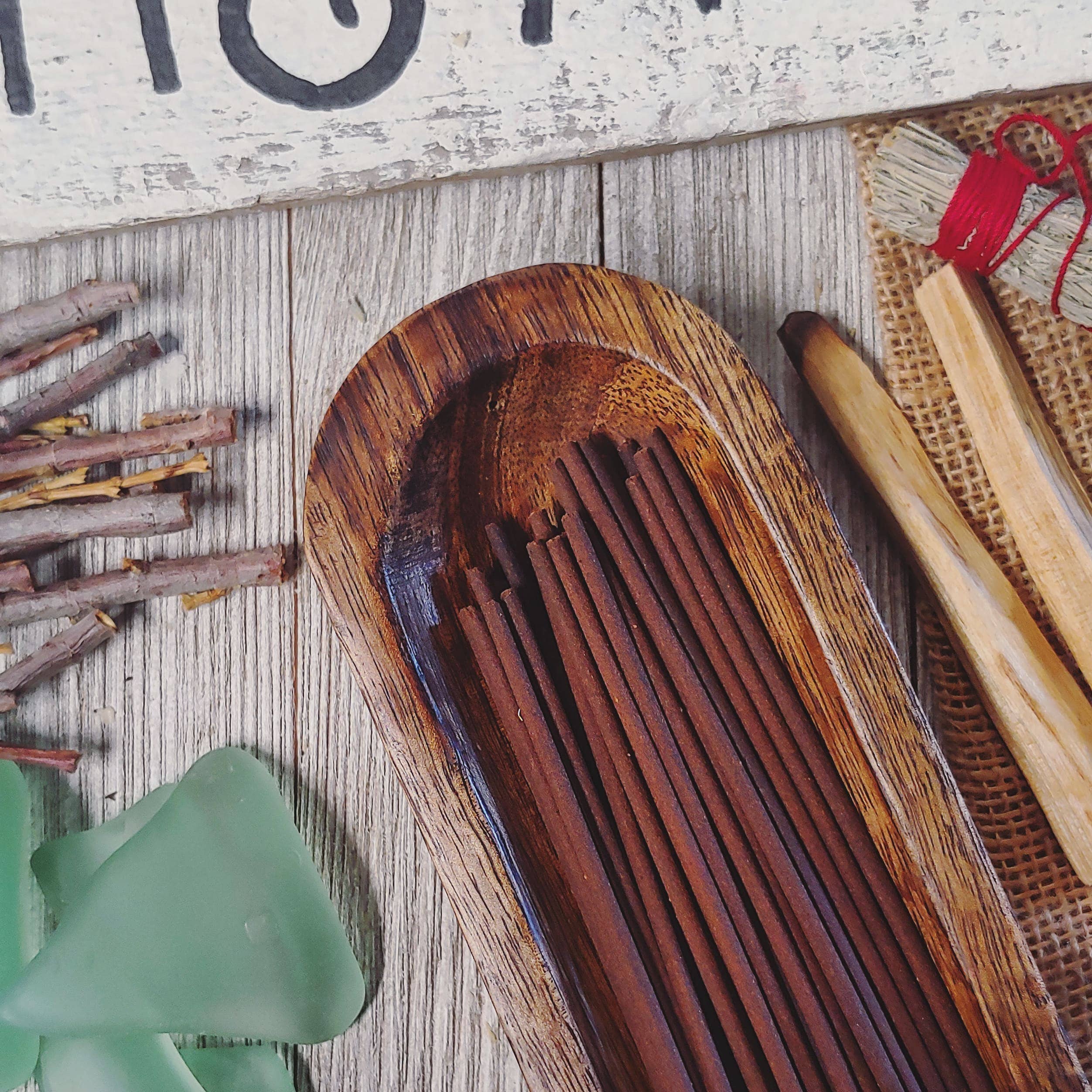 Egyptian Amber Hand Dipped Incense: 10 Sticks